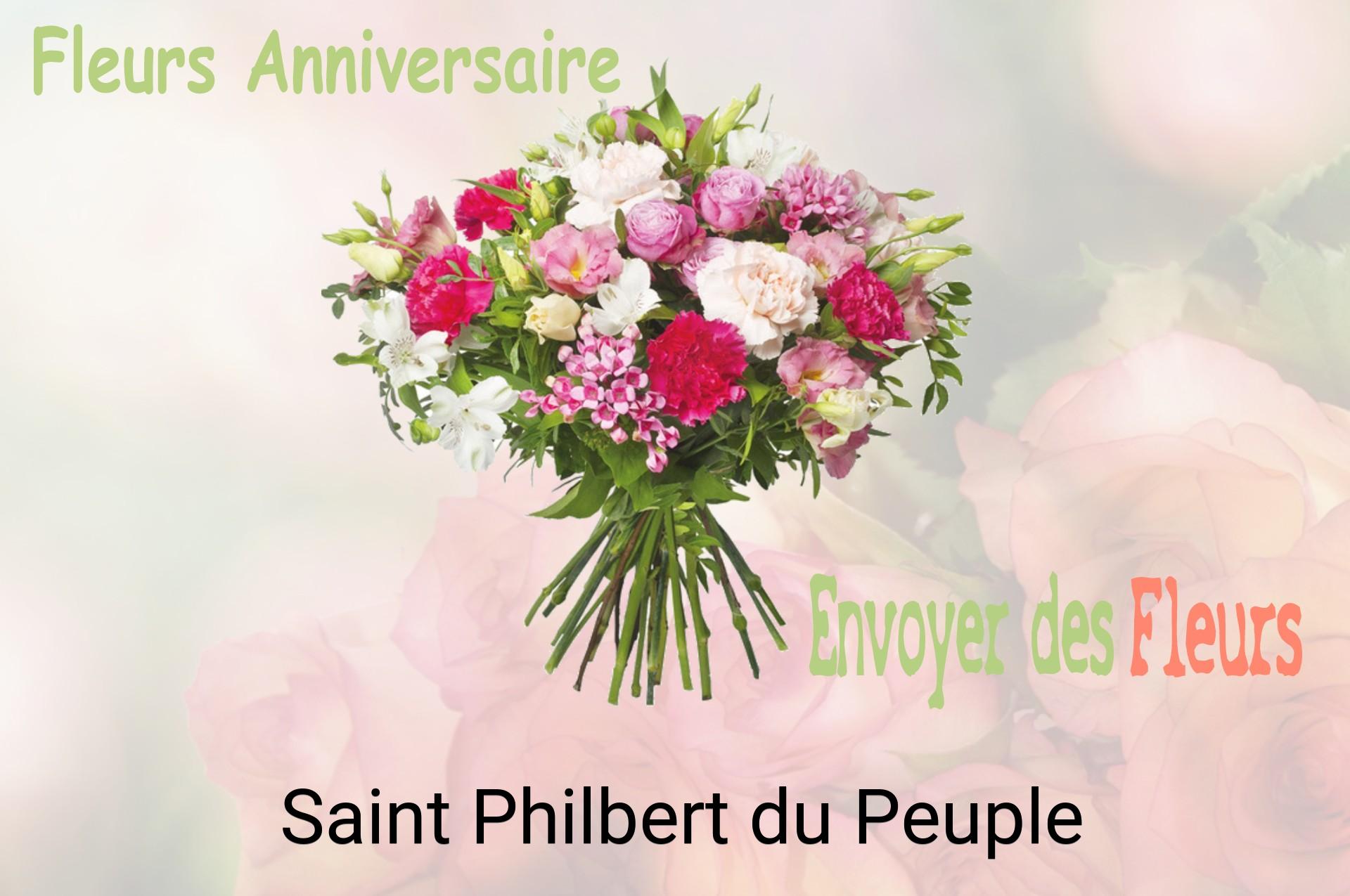 Bouquet de fleurs d’anniversaire livré à Saint-Philbert-du-Peuple