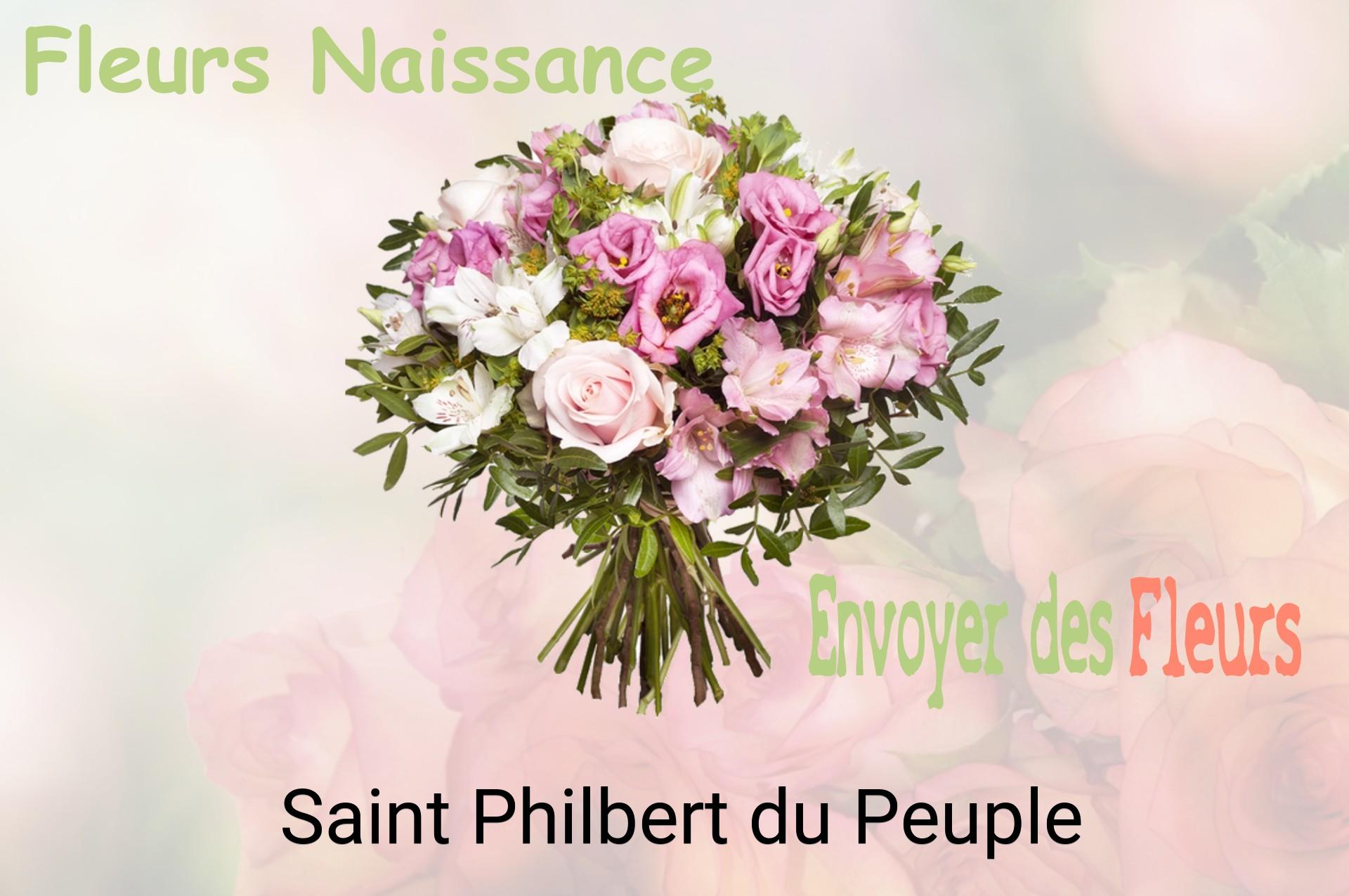 Bouquet de fleurs de naissance livré à Saint-Philbert-du-Peuple