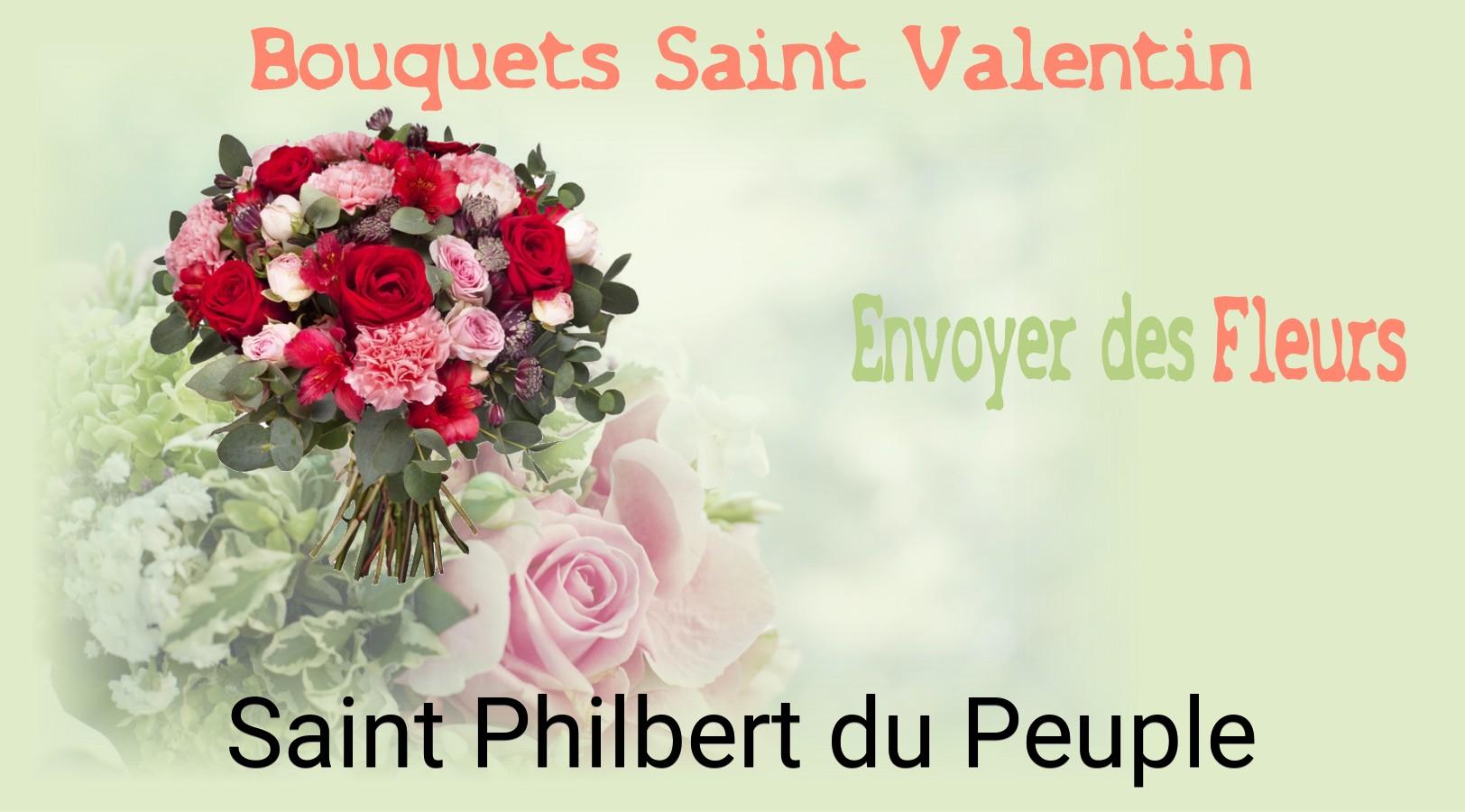 Roses de Saint-Valentin livrées à Saint-Philbert-du-Peuple